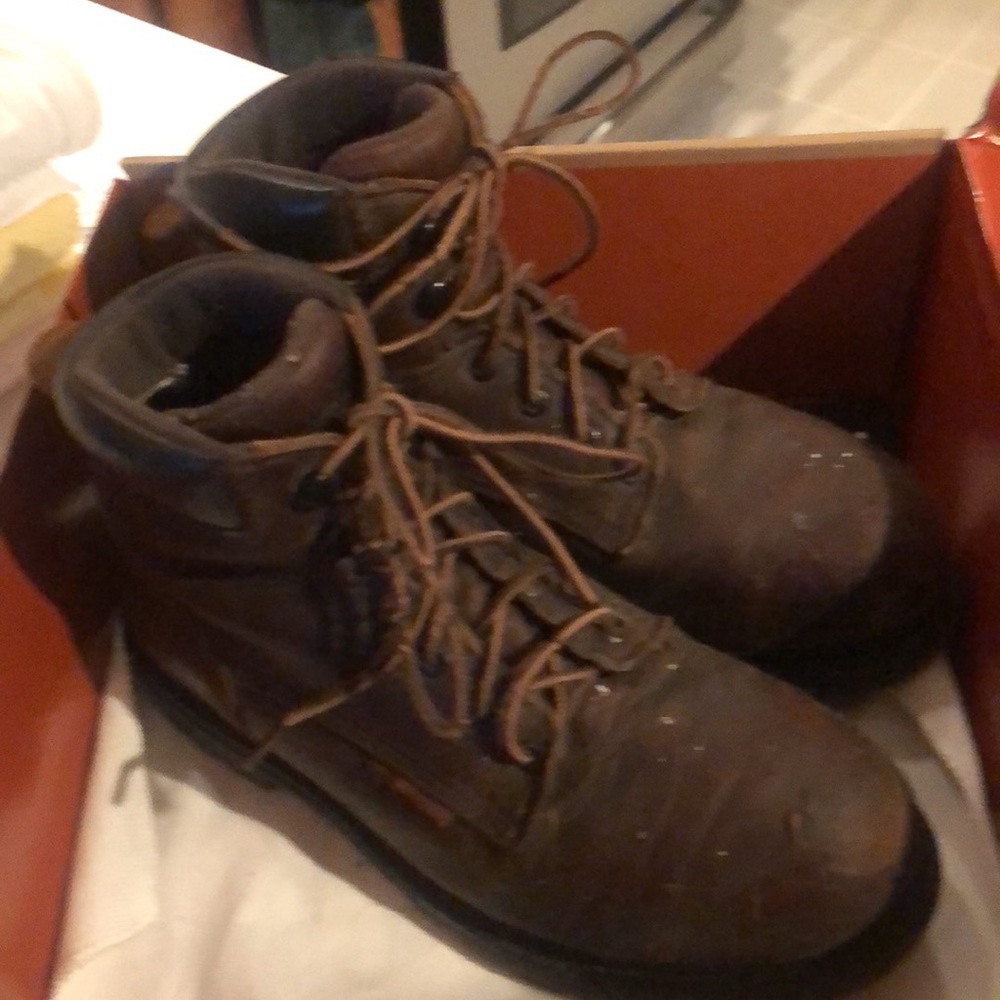 Red Wing Worx Steel Toe Work Boots